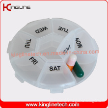 Any Color Plastic Pill Box with 7-Cases (KL-9030)